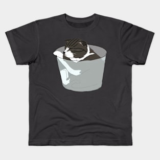 Bucket Cat Kids T-Shirt